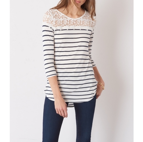 ✨3/$15 🆕Dynamite | Striped Tunic Top - Picture 1 of 5